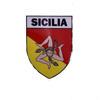Sicilia Trinacria Car Sticker - Torrone Candy