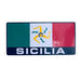 Sicilia Trinacria Rectangle Sticker - Torrone Candy
