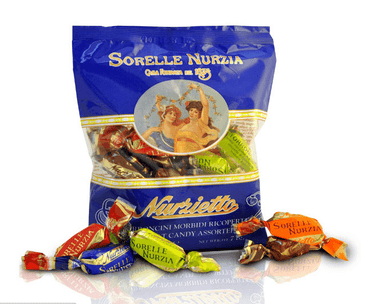 Sorelle Nurzia Assorted Torroncini Bag - Torrone Candy