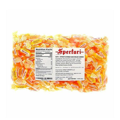 Sperlari Spicchi Su Lemon and Orange Hard Candy - Torrone Candy
