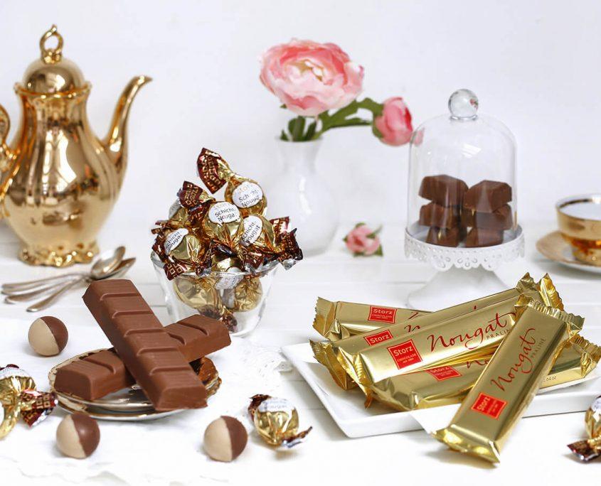 Storz Chocolate Nougat Praline (Germany) - Torrone Candy
